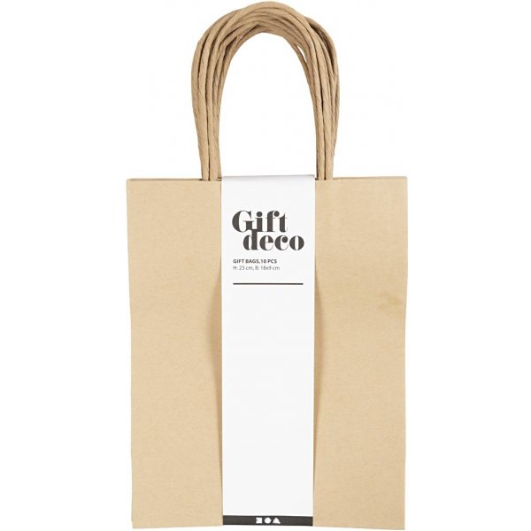 Papiertten - braun - 10 Stk