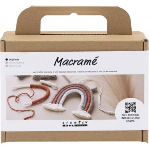 Mini DIY Kit Makramee - Regenbogen Mini DIY Kit Makramee - Regenbogen