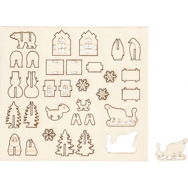 Holzfiguren zum Selbermachen - Weihnachten