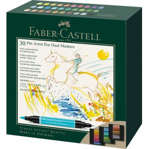 Zeichenstift - Faber-Castell - Pitt Artist Dual Marker - 30 Stk Zeichenstift - Faber-Castell - Pitt Artist Dual Marker - 30 Stk