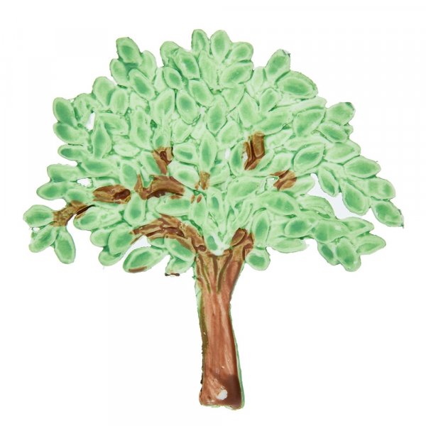 Wachsdekorationen - Baum (60x58 mm)