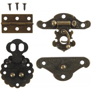 Minibeschläge - Antikgold - 10 Sets Minibeschläge - Antikgold - 10 Sets