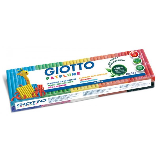 Modelliermasse Giotto Patplume - 10x50g
