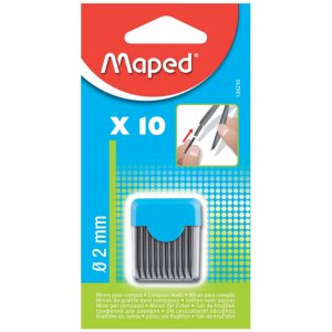 Fit-Pin-Nachfüllung - Maped - 10 Stück, 2 mm Spitze Fit-Pin-Nachfüllung - Maped - 10 Stück, 2 mm Spitze
