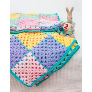 Häkelanleitung - Häkeldecke in Granny Squares Häkelanleitung - Häkeldecke in Granny Squares