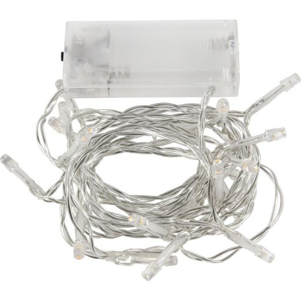 LED-Lichterkette - transparent - 3,15 m