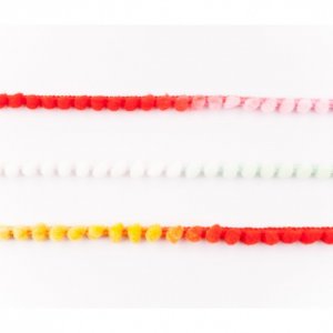 String - Mini Pom Pom, mehrfarbig String - Mini Pom Pom, mehrfarbig