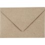 Recycelter Umschlag - Natur - 7,8 x 11,5 cm - 50 Stk