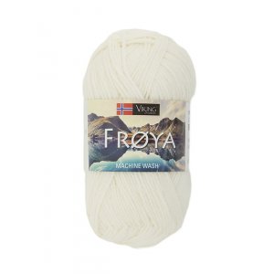 Wikingergarn Fröya 50g - Naturweiß (200) Wikingergarn Fröya 50g - Naturweiß (200)