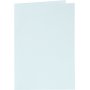 Karten und Umschlge - Hellblau 11,5 x 16,5 cm - 6 Sets