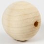 Holzperlen - 50 mm - 4 Stk
