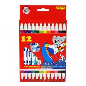 Faserstifte Double Tip Sense - 12 Stifte Faserstifte Double Tip Sense - 12 Stifte
