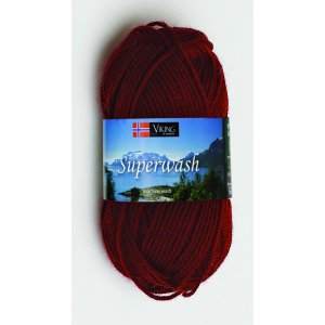 Wikingergarn Superwash 50g - Burgund (161) Wikingergarn Superwash 50g - Burgund (161)