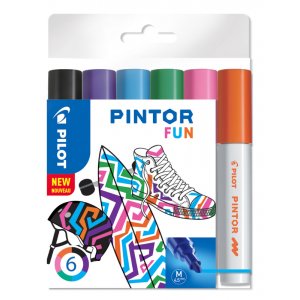Faserstift-Set Pilot Pintor (Fun Mix) - Medium Faserstift-Set Pilot Pintor (Fun Mix) - Medium