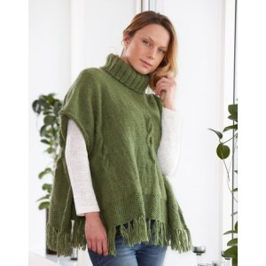 Strickanleitung - Poncho mit Zopf Strickanleitung - Poncho mit Zopf