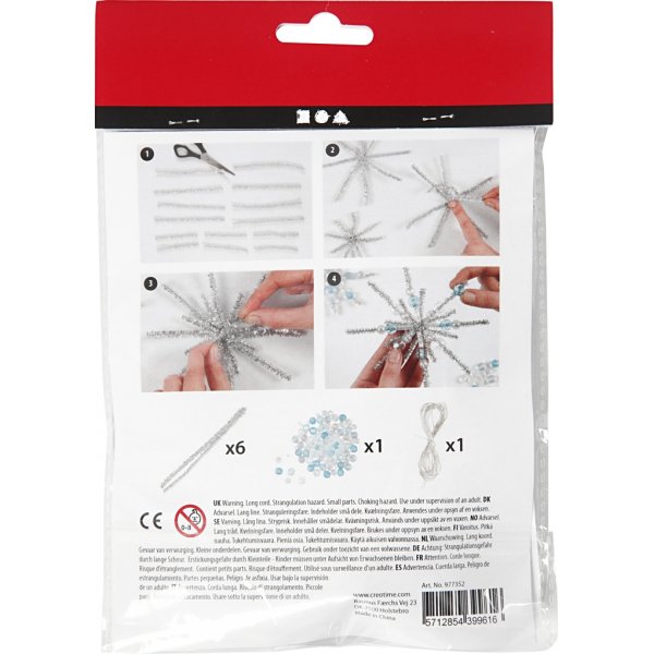 Mini-DIY-Kit - Eiskristalle/Schneeflocken Mini-DIY-Kit - Eiskristalle/Schneeflocken