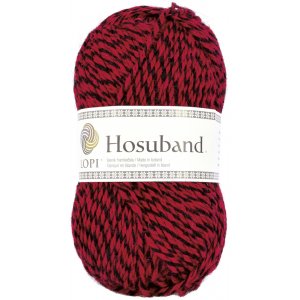 Hosuband 100g - Rot/Schwarz (0225) Hosuband 100g - Rot/Schwarz (0225)