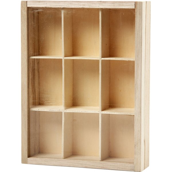 Box mit Fchern und Schutzdeckel