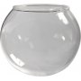 Kugelfrmiger Glasbecher - transparent - 4 Stk