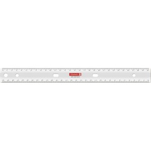 Lineal für Ordner, 30 cm transparent Lineal für Ordner, 30 cm transparent