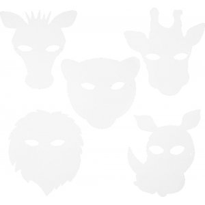 TeaCH Me - Pappfiguren - Dschungelmasken - 16 Stk TeaCH Me - Pappfiguren - Dschungelmasken - 16 Stk