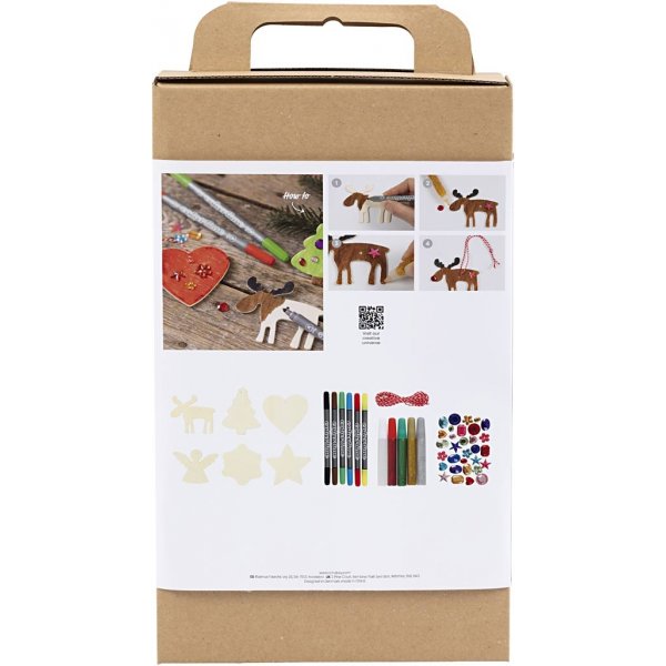 DIY Kit Weihnachtsdekorationen - Ausmalen