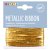 Metallband 3 mm - Gold und Silber