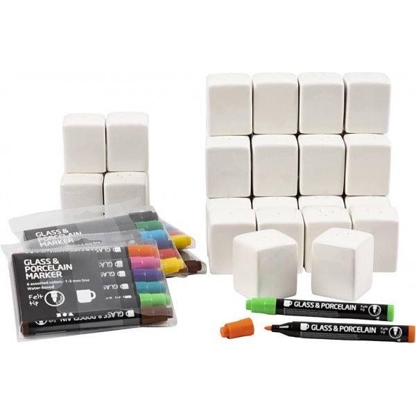 Klassenzimmer-Set mit Salz- und Pfefferstreuer