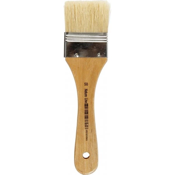 Lackpinsel - flach - 12 Stk