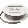 Ripsband - Grau - 15 m