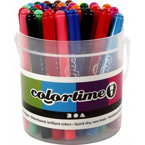 Colortime Bleistifte - gemischte Farben - 5 mm - 42 Stk Colortime Bleistifte - gemischte Farben - 5 mm - 42 Stk