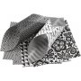Origami-Papier - schwarz/wei - 15 x 15 cm - 50 Blatt