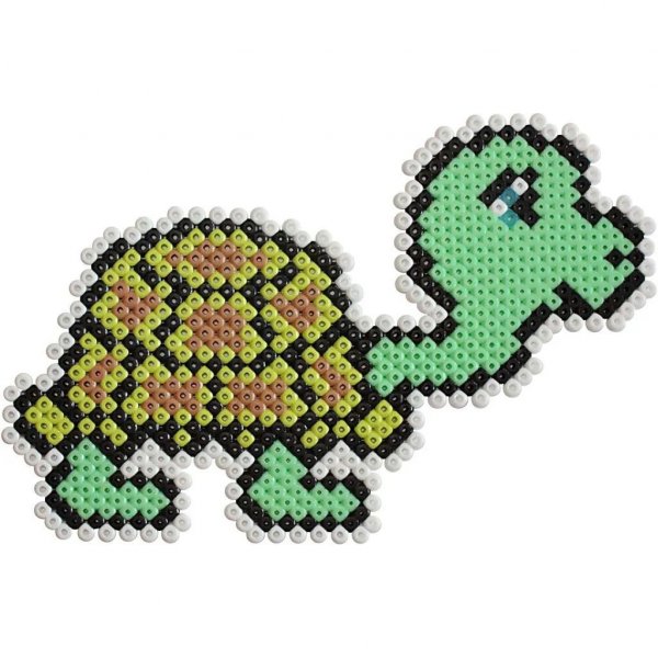 Perlenfliesen - Klar - Quadratisch, zusammensteckbar - 15x15 cm - 2 Stk