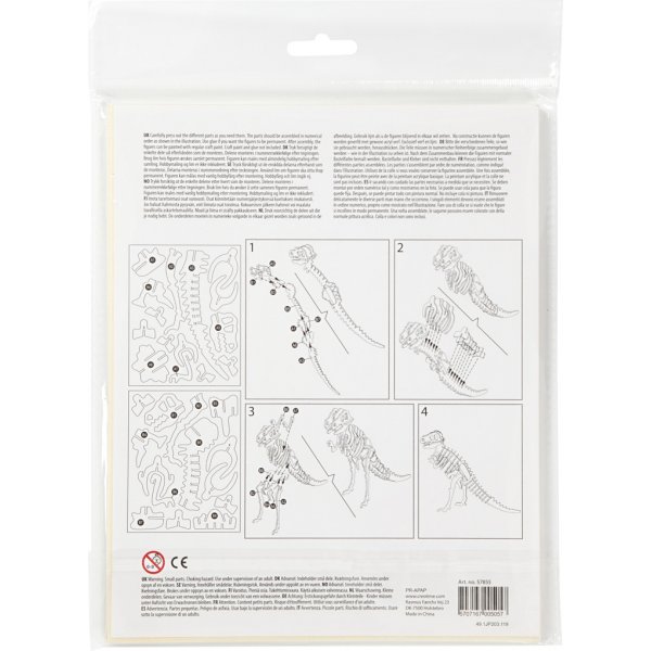 3D-Konstruktionsfigur - Dinosaurier