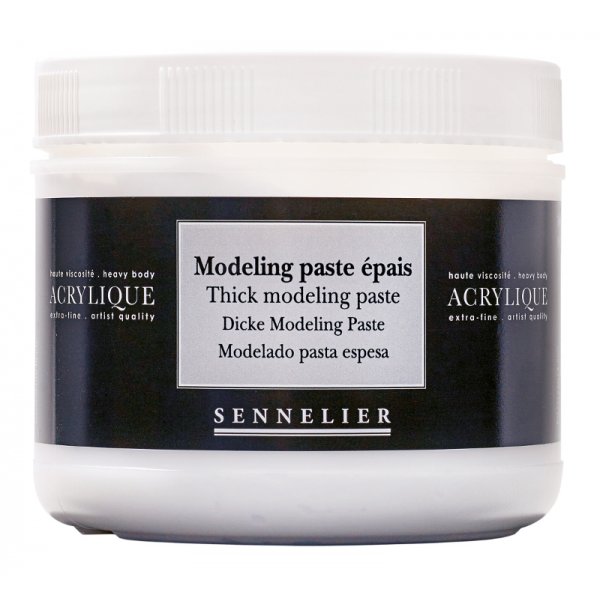 Acrylmedium Sennelier 500 ml - dicke Modellierpaste