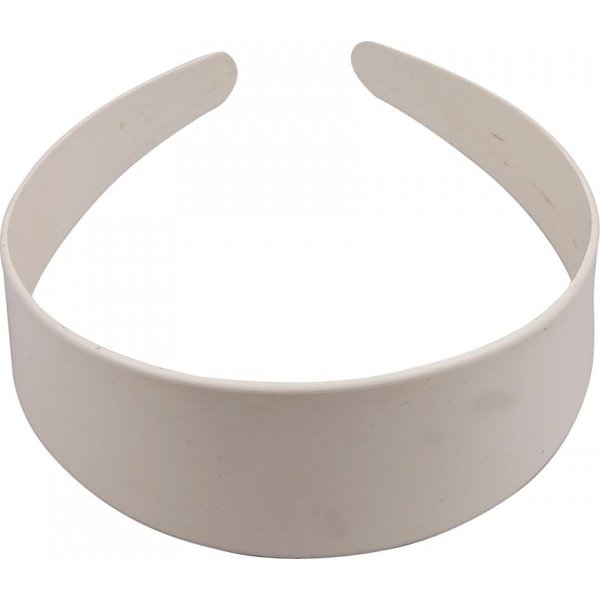 Diadem - 40 mm - wei - 20 Stk