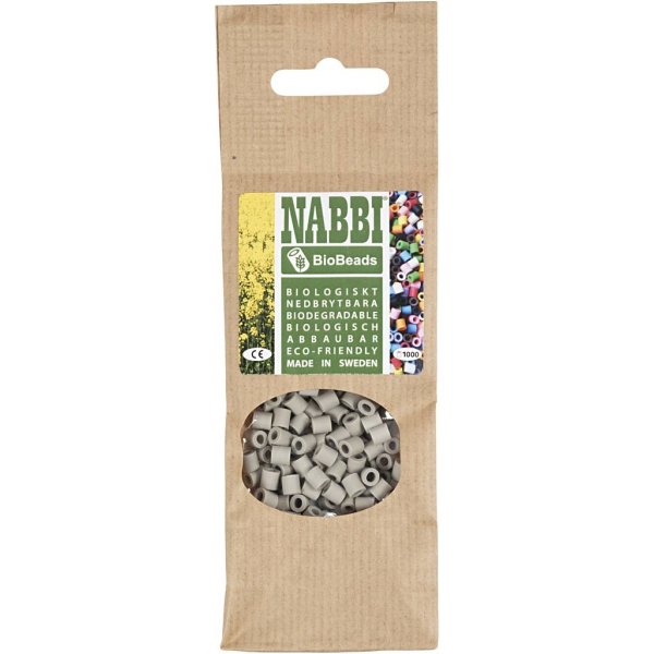NABBI BioBeads - grau - mittel - 1000 Stk