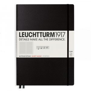 Notizbuch Music A4+ Slim Hard - Schwarz Notizbuch Music A4+ Slim Hard - Schwarz