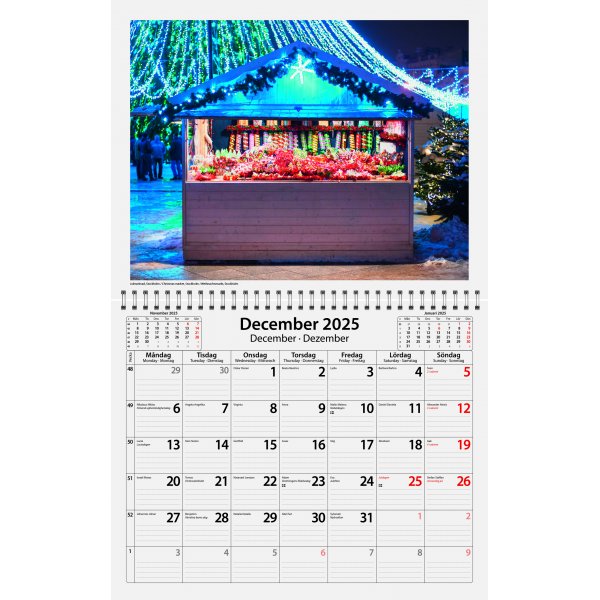 Wandkalender - Schweden - Almanacksfrlaget