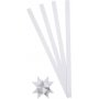 Sternstreifen - wei - 4,5 cm - 100 Streifen