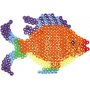 Perlenteller - Ente - Elefant - Giraffe - Br - Pferd und Fisch - 6 Stk