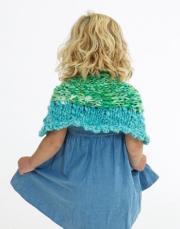 Strickanleitung - Gestrickter Poncho und Mtze