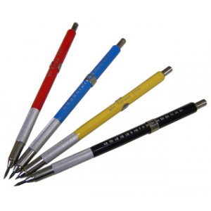 Cretacolor Bleistift mit Clip 2 mm - Metallgriff mit Rillen Cretacolor Bleistift mit Clip 2 mm - Metallgriff mit Rillen