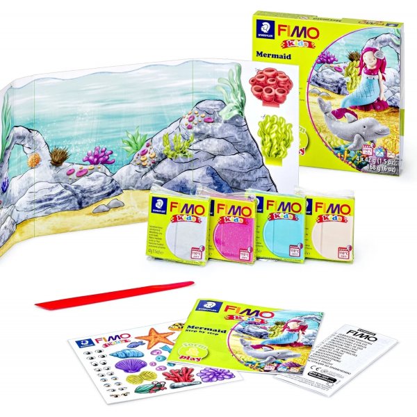 Modellset Fimo Kids Form&Play - Meerjungfrau