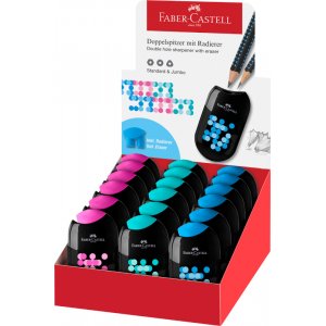 Bleistiftspitzer - Faber-Castell - Integrierter Radiergummi Bleistiftspitzer - Faber-Castell - Integrierter Radiergummi