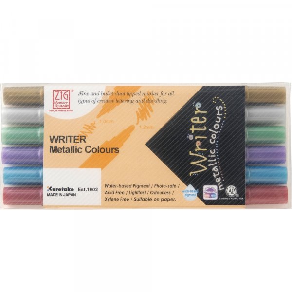 Schreibset Metallic Writer - 6 Stifte