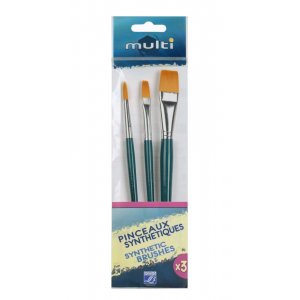 Pinselset Synthetik "Hobby Multi" L&B - 3 Pinsel Pinselset Synthetik "Hobby Multi" L&B - 3 Pinsel