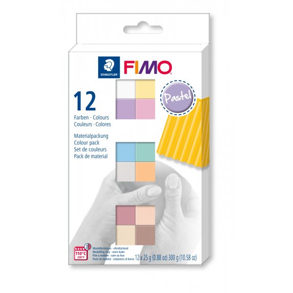 Modellier-Fimo-Soft-Set 12x1/2 - Pastell