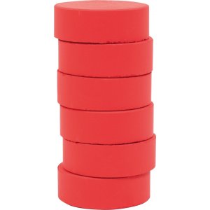 Farbpucks 55-57 mm - rot - 6 Stk Farbpucks 55-57 mm - rot - 6 Stk