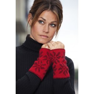 Strickanleitung - Pulswärmer mit Perlen Strickanleitung - Pulswärmer mit Perlen